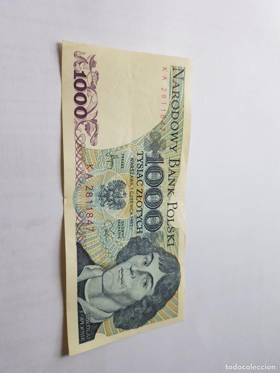 Billetes extranjeros: POLONIA-1000 ZLOTYCH-1982