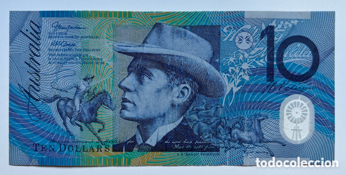 Billetes extranjeros: Billete AUSTRALIA 10 Dolares (2006) Pick 58c
