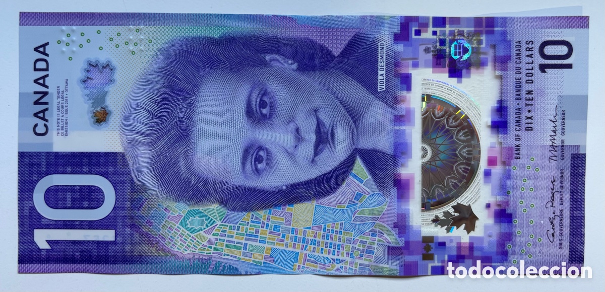 Billetes extranjeros: Billete CANADA 10 Dolares 2018 Pick 113c. Polimero
