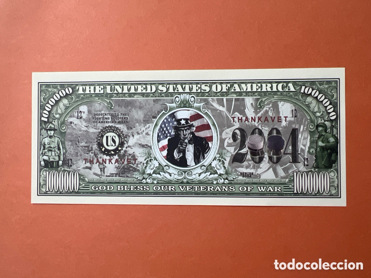 Billetes extranjeros: 105B. BILLETE DE FANTAS&Iacute;A - UNITED STATES OF AM&Eacute;RICA