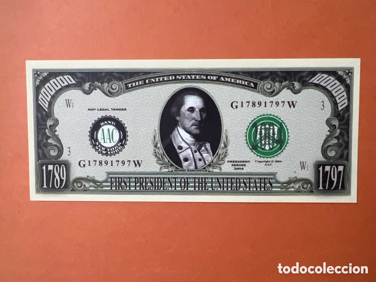 Billetes extranjeros: 105B. BILLETE DE FANTAS&Iacute;A - UNITED STATES OF AM&Eacute;RICA