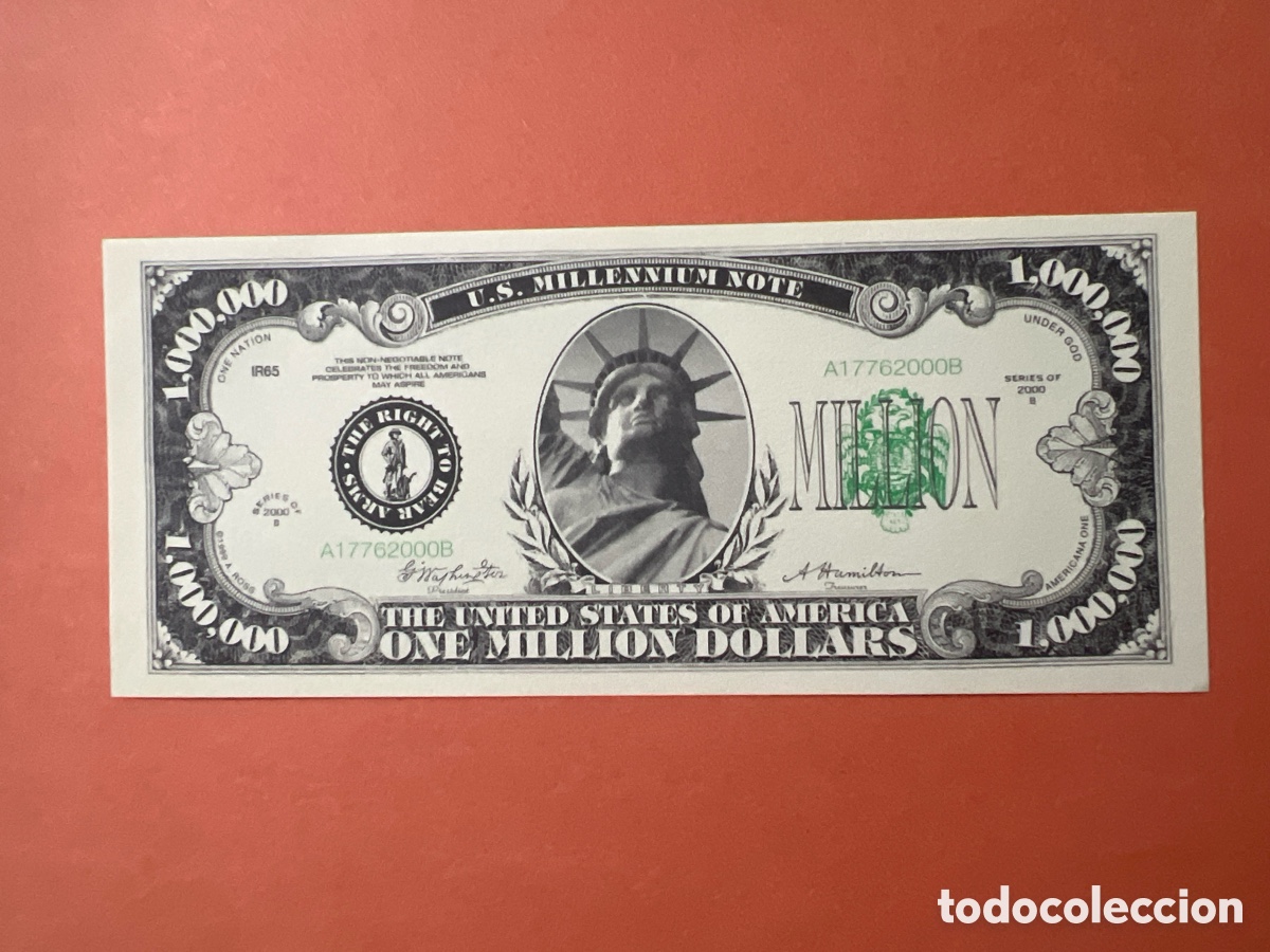 International Banknotes: 105B. BILLETE DE FANTAS&Iacute;A - UNITED STATES OF AM&Eacute;RICA