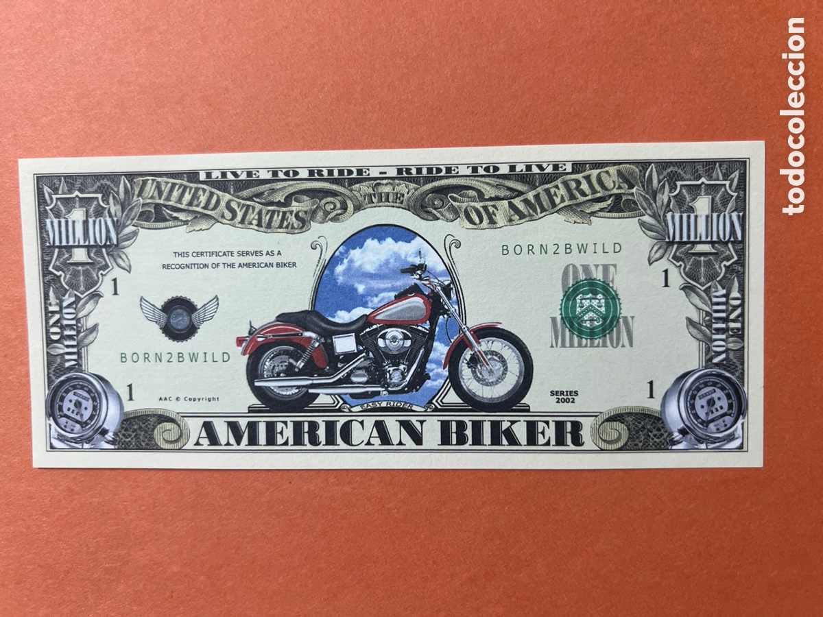 Billetes extranjeros: . BILLETE DE FANTAS&Iacute;A - UNITED STATES OF AM&Eacute;RICA