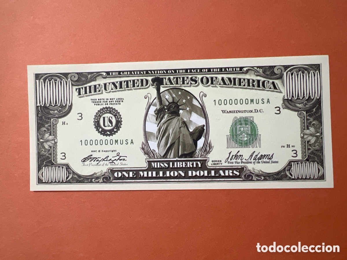 Billetes extranjeros: 154B. BILLETE DE FANTAS&Iacute;A - UNITED STATES OF AM&Eacute;RICA