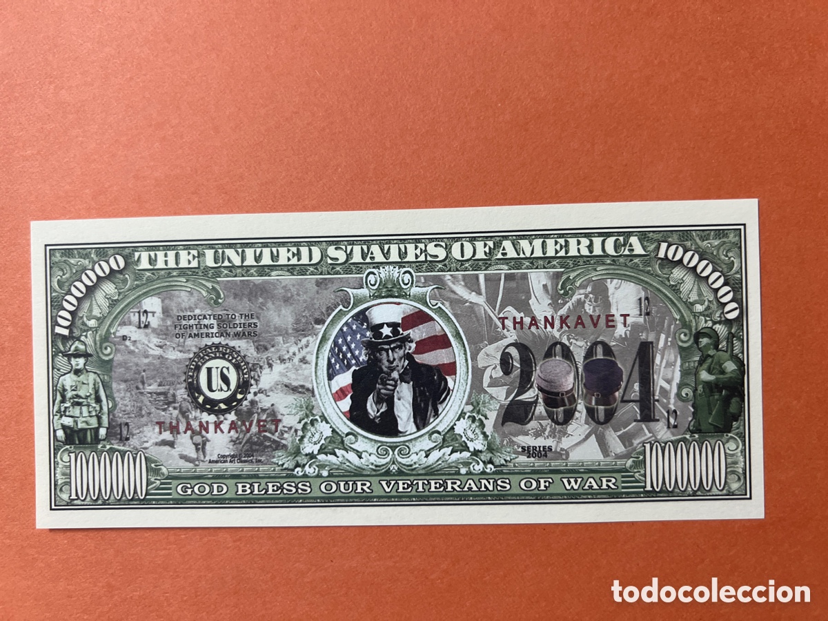 Billetes extranjeros: 154B. BILLETE DE FANTAS&Iacute;A - UNITED STATES OF AM&Eacute;RICA