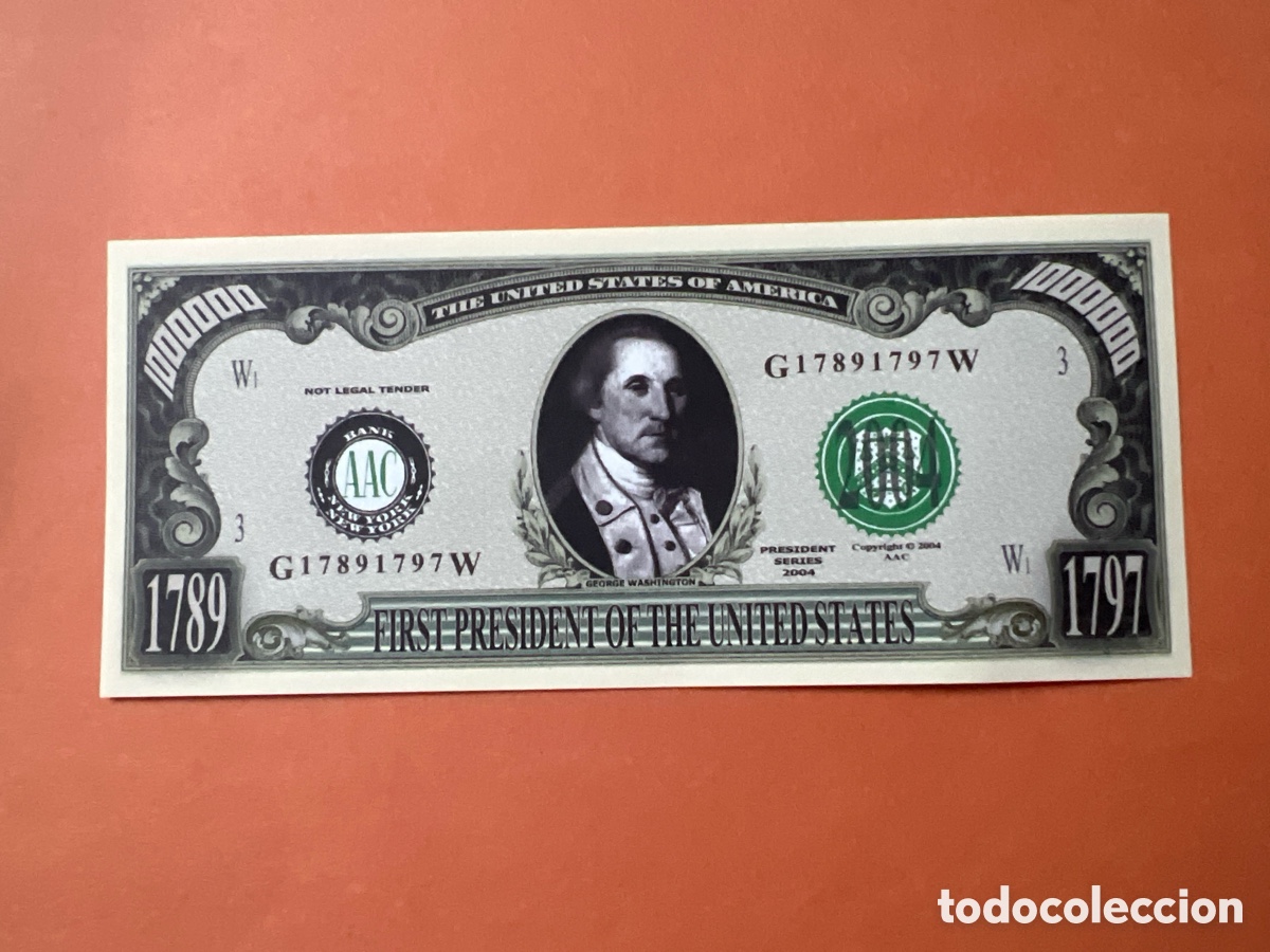 Billetes extranjeros: 158B. BILLETE DE FANTAS&Iacute;A - UNITED STATES OF AM&Eacute;RICA