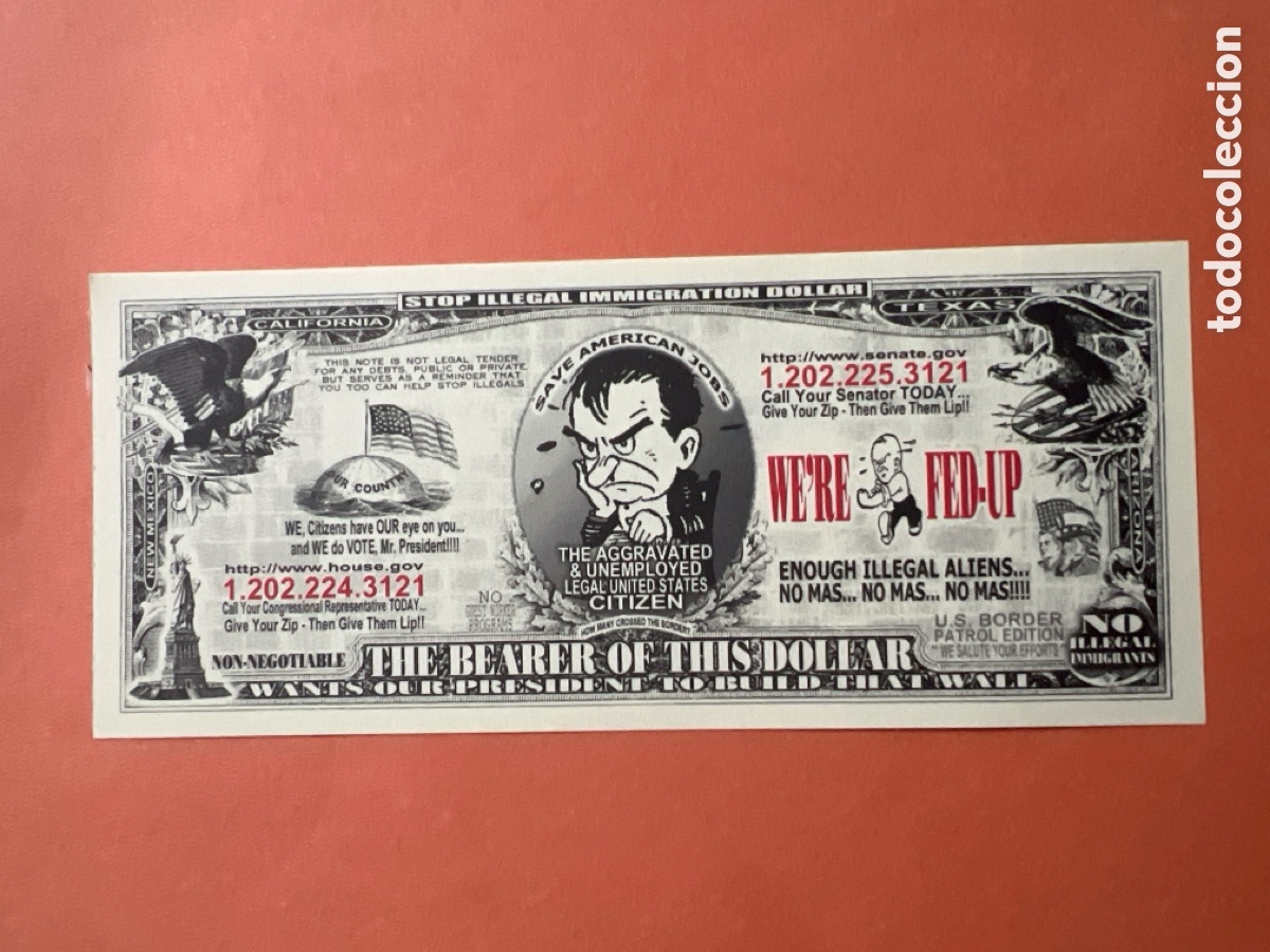 Billetes extranjeros: 174B. BILLETE DE FANTAS&Iacute;A - UNITED STATES OF AM&Eacute;RICA