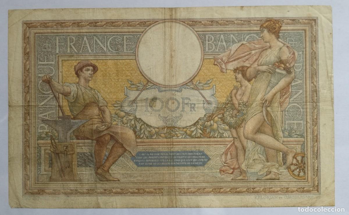 Billetes extranjeros: Billete 100 francos 1934 - Foto 2