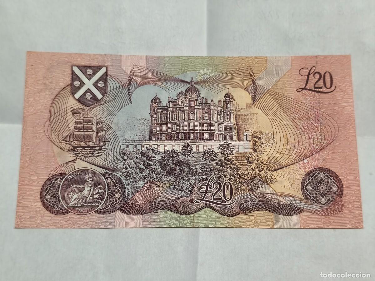 Billetes extranjeros: Escocia 20libras 1993 VF. - Foto 2