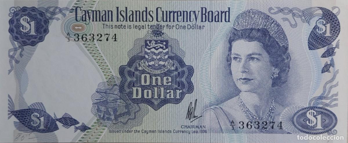 Billetes extranjeros: LOTE DE 3 BILLETES ( CAYMAN ISLANDS )MISMA SERIE VALORES 1-5- DOLLARS UNC/ PLANCHA