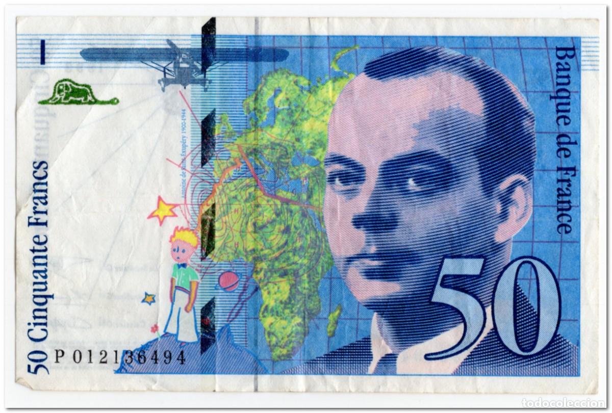 Billetes extranjeros: FRANCE,50 FRANCS,1993,P.157b,F-VF