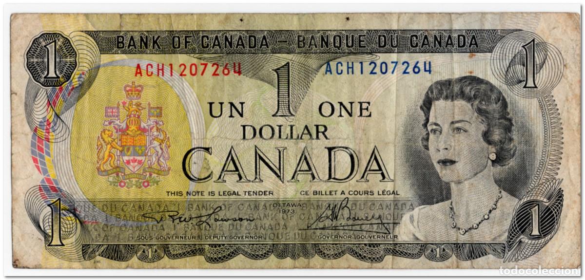 Billetes extranjeros: CANADA,1 DOLLAR,1973,P.85a,aF