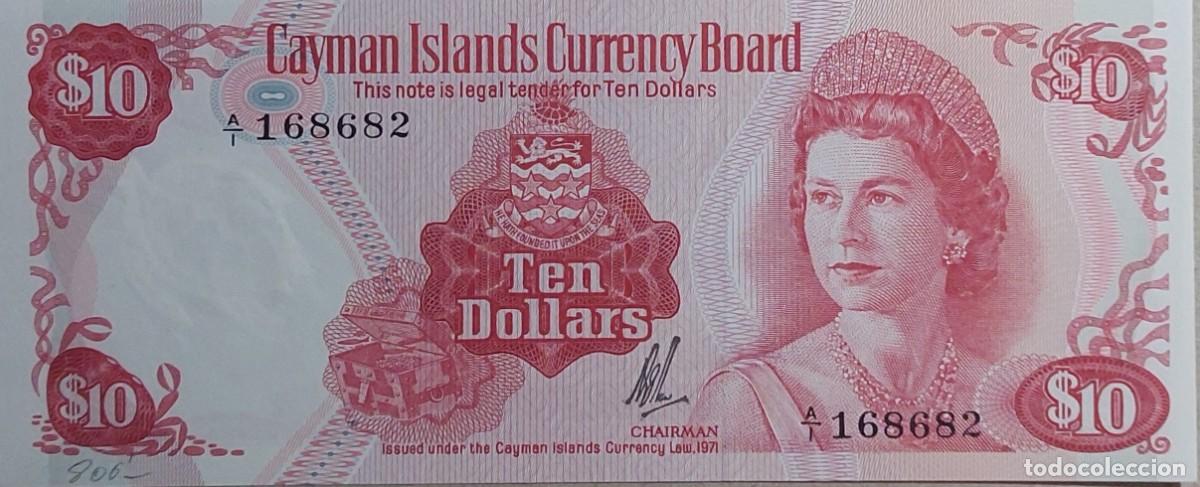 Billetes extranjeros: BILLETE DE 10 ( CAIMAN ISLANDS ) PK3 1971 UNC/PLANCHA