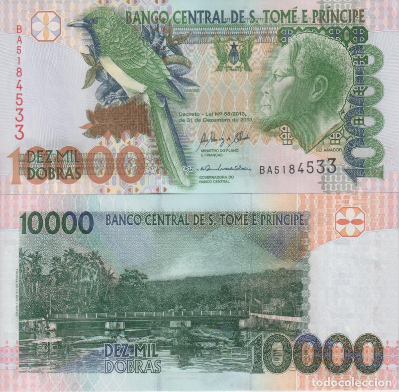 Billetes extranjeros: Santo Tome y Principe 10000 Dobras Pick 66 d SC/UNC
