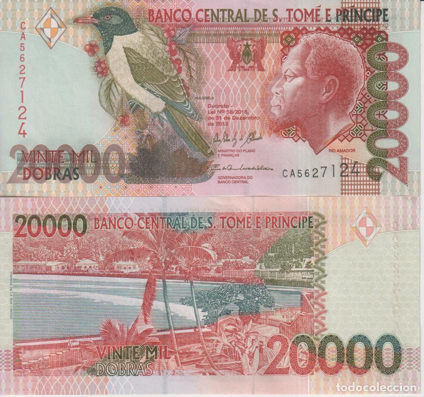 Billetes extranjeros: Santo Tome y Principe 20000 Dobras Pick 67 e SC/UNC