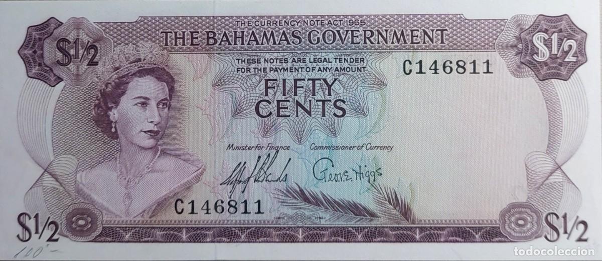 Billetes extranjeros: LOTE DE 2 BILLETES (THE BAHAMAS MONETARY AUTHORITY) 1968 UNC/PLANCHA