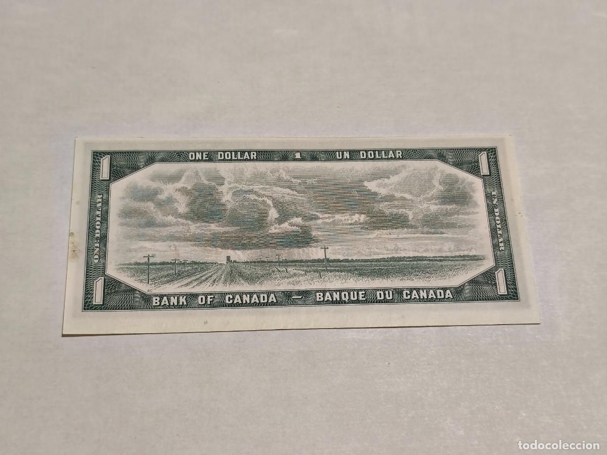 Billetes extranjeros: Canad&aacute; 1dollar 1954 UNC-. - Foto 2