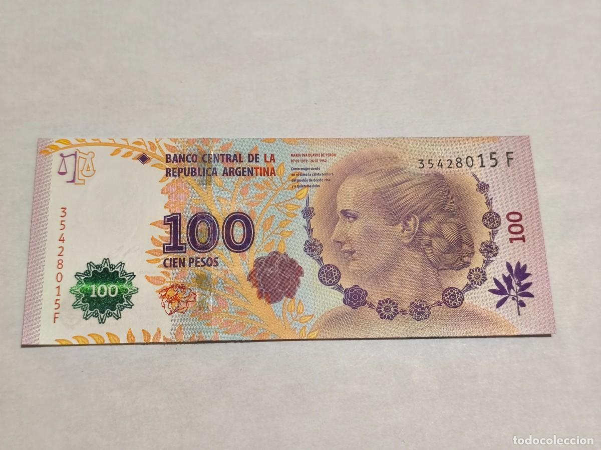 Billetes extranjeros: Argentina 100pesos UNC. - Foto 1