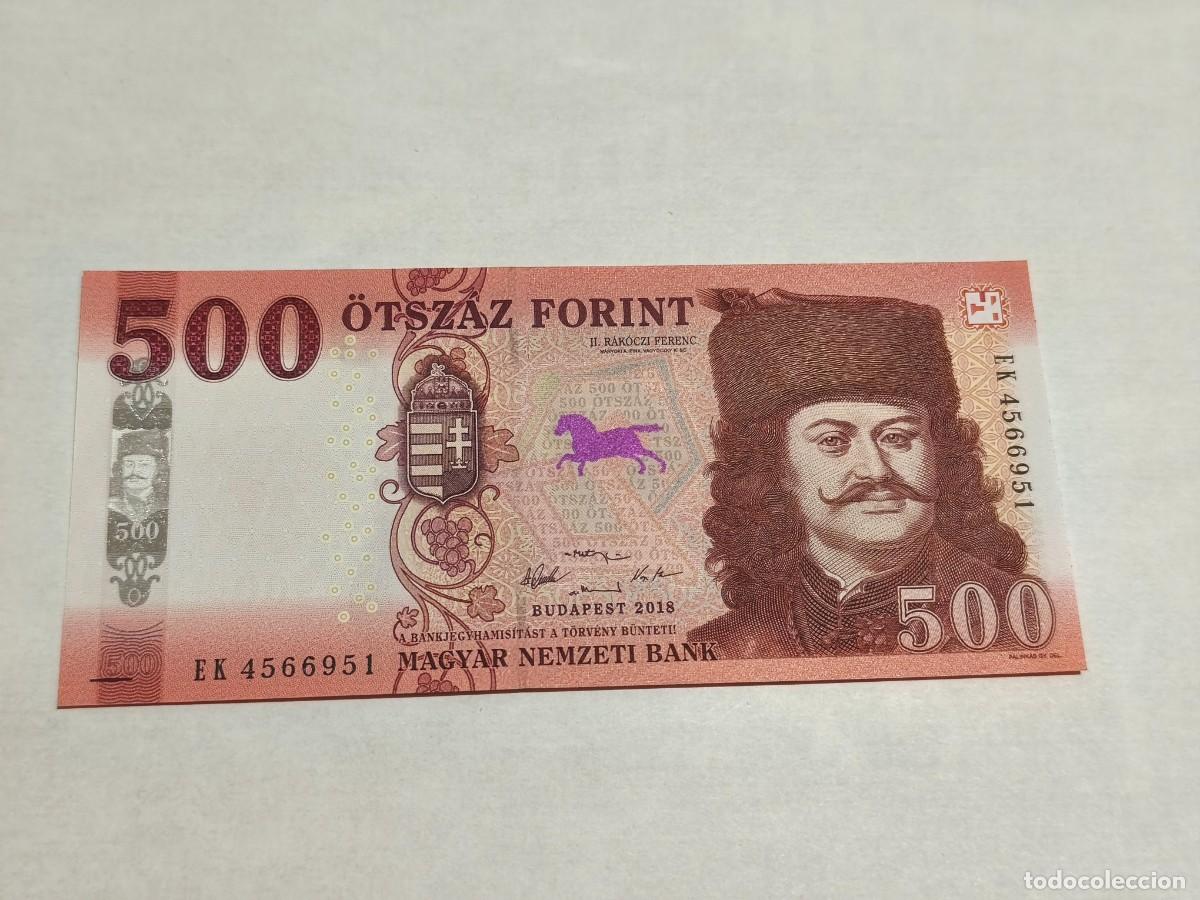 Billetes extranjeros: Hungr&iacute;a 500forint 2018 UNC.