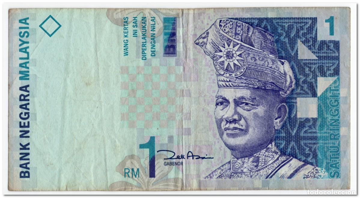 Billetes extranjeros: MALAYSIA,1 RINGGIT,1998 -,P.39,F-VF