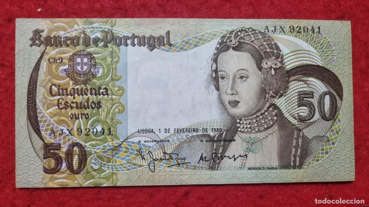 Billetes extranjeros: BILLETE PORTUGAL 50 ESCUDOS ORO 1980 MBC+ ORIGINAL Q11