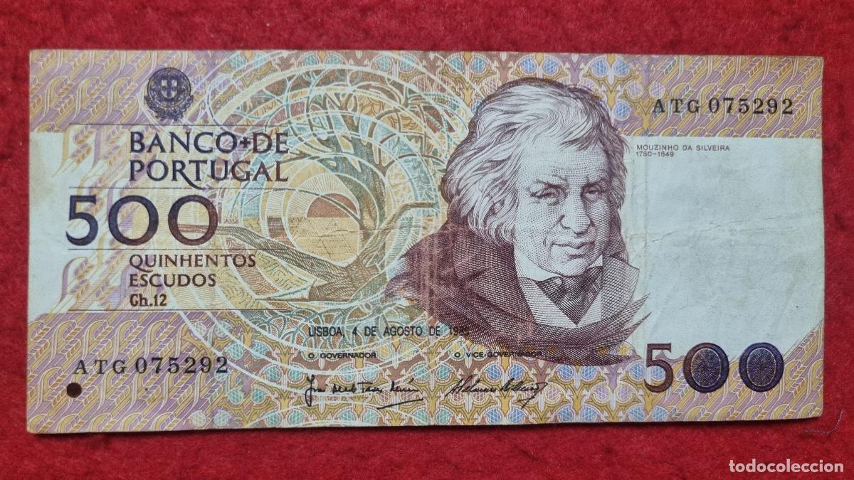 Billetes extranjeros: BILLETE PORTUGAL 500 ESCUDOS 1988 MBC+ T292 ORIGINAL Q11