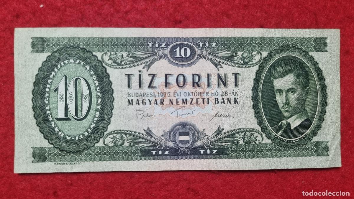 Billetes extranjeros: BILLETE HUNGRIA 10 FORINT 1975 MBC ORIGINAL Q11