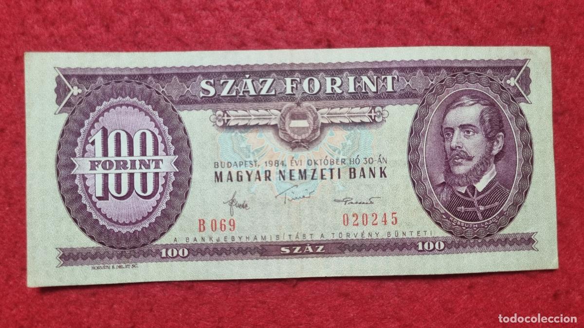 Billetes extranjeros: BILLETE HUNGRIA 100 FORINT 1984 MBC ORIGINAL Q11