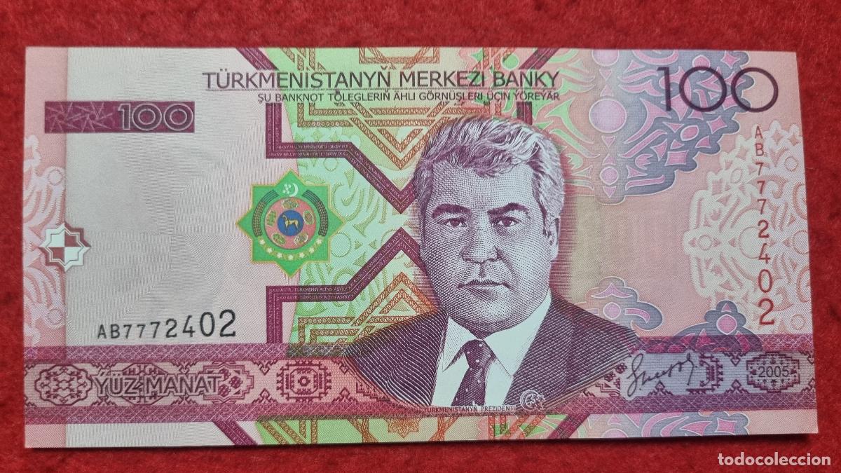 Billetes extranjeros: BILLETE TURKMENISTAN 100 MANAT 2005 SIN CIRCULAR ORIGINAL Q11