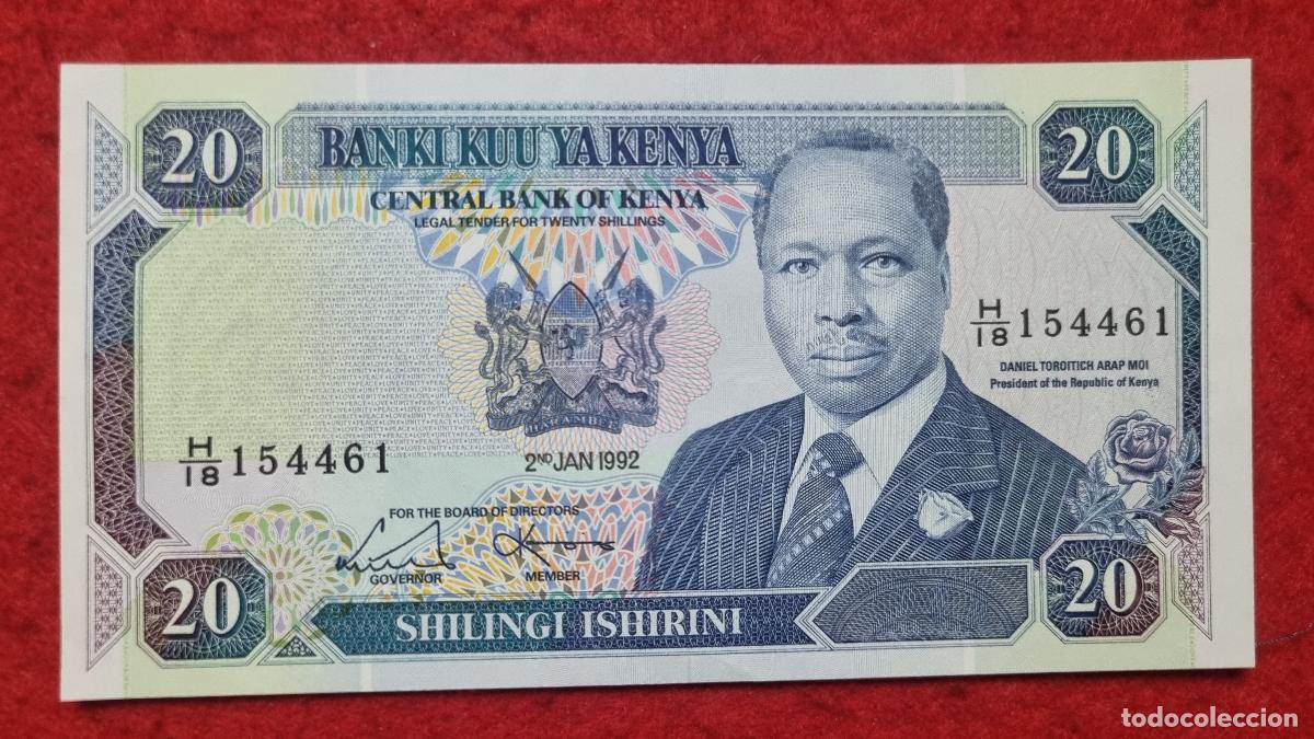 Billetes extranjeros: BILLETE KENIA 20 SHILLINGS 1992 SIN CIRCULAR ORIGINAL Q11