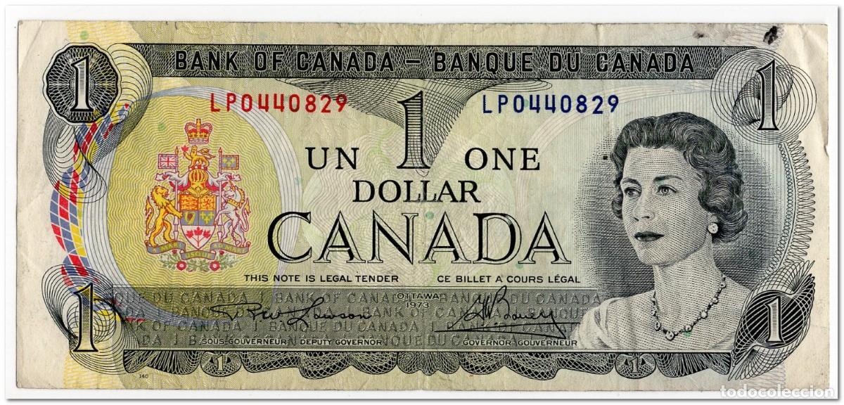 Billetes extranjeros: CANADA,1 DOLLAR,1973,P.85a,F+
