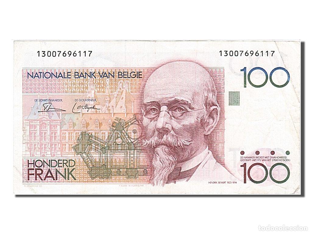Billetes extranjeros: [#255443] Billete, 100 Francs, 1978, B&eacute;lgica, MBC