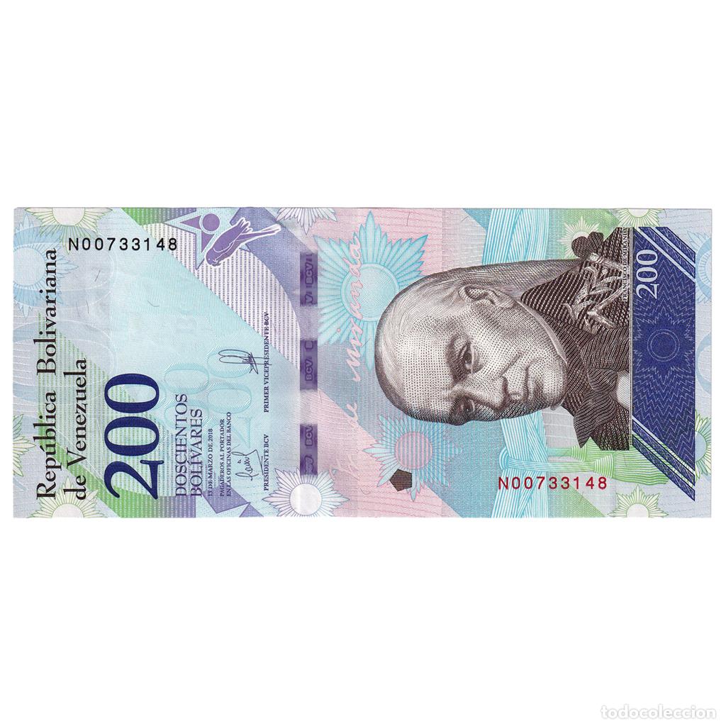 Billetes extranjeros: [#246729] Billete, 2018, Venezuela, 2018-03-15, 200 BOLIVARES, UNC