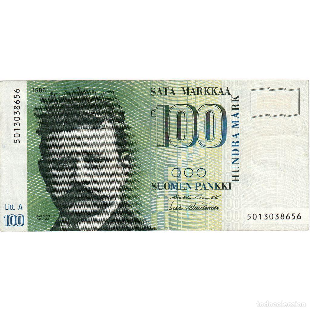 Billetes extranjeros: [#336489] Finlandia, 100 Markkaa, MBC