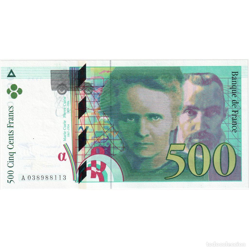 Billetes extranjeros: [#1185438] Francia, 500 Francs, Pierre et Marie Curie, A.038, UNC