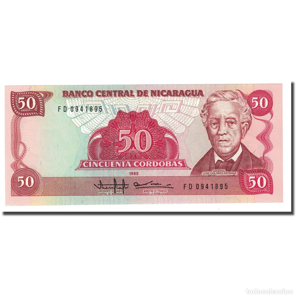 Billetes extranjeros: [#171027] Billete, 50 Cordobas, 1985, Nicaragua, KM:153, UNC