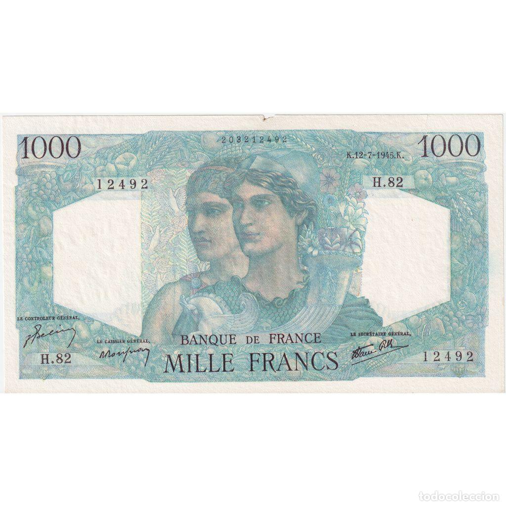 Billetes extranjeros: [#1185519] Francia, 1000 Francs, Minerve et Hercule, 1945-07-12, H.82, RC