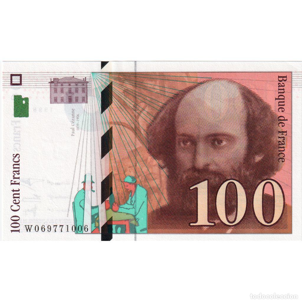 Billetes extranjeros: [#1185436] Francia, 100 Francs, C&eacute;zanne, G.069, UNC