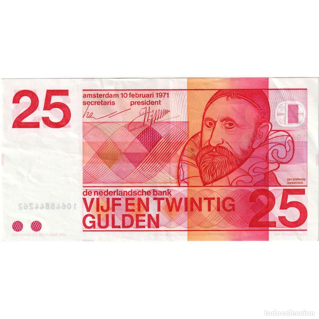 Billetes extranjeros: [#1185457] Pa&iacute;ses Bajos, 25 Gulden, 1971-02-10, MBC