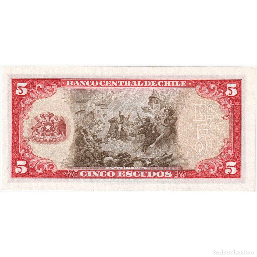 Billetes extranjeros: [#1185461] Chile, 5 Escudos, UNC - Foto 2