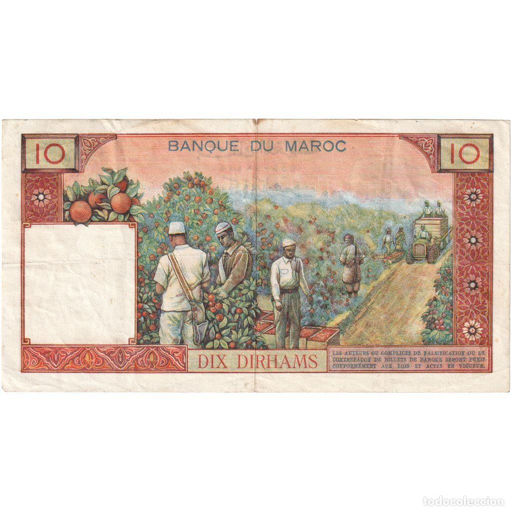 Billetes extranjeros: [#1185540] Marruecos, 10 Dirhams, 1969, MBC - Foto 2