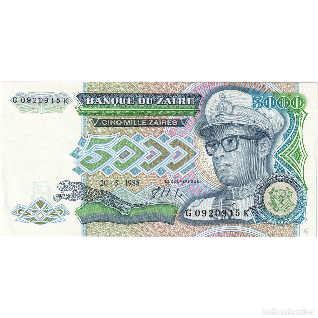 Billetes extranjeros: [#1185466] Zaire, 5000 Za&iuml;res, 1988-05-20, UNC