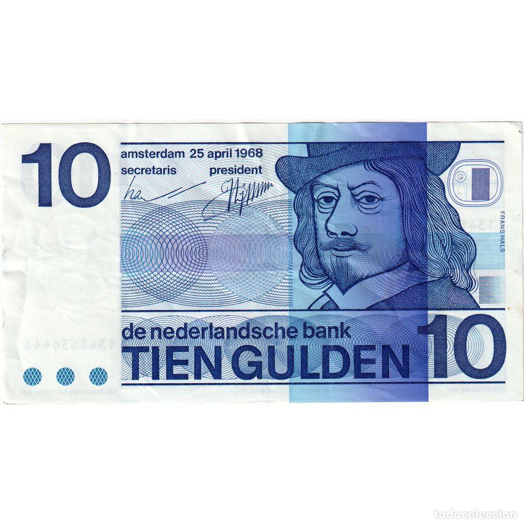 Billetes extranjeros: [#1185456] Pa&iacute;ses Bajos, 10 Gulden, 1968-04-25, MBC