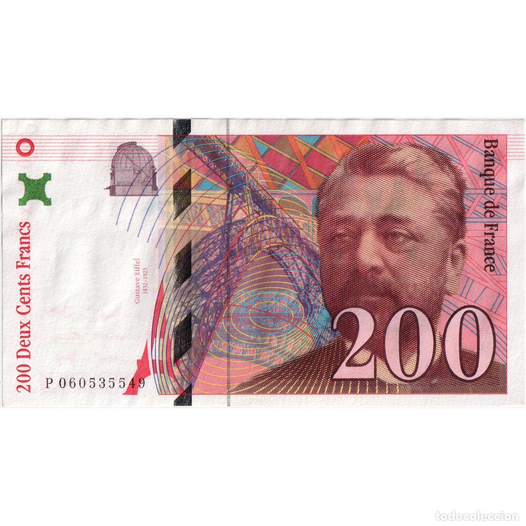 Billetes extranjeros: [#1294178] Francia, 200 Francs, Eiffel, P060535549, MBC
