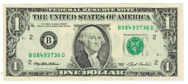 Billetes extranjeros: [#173178] Billete, One Dollar, 1993, Estados Unidos, KM:4013, SC