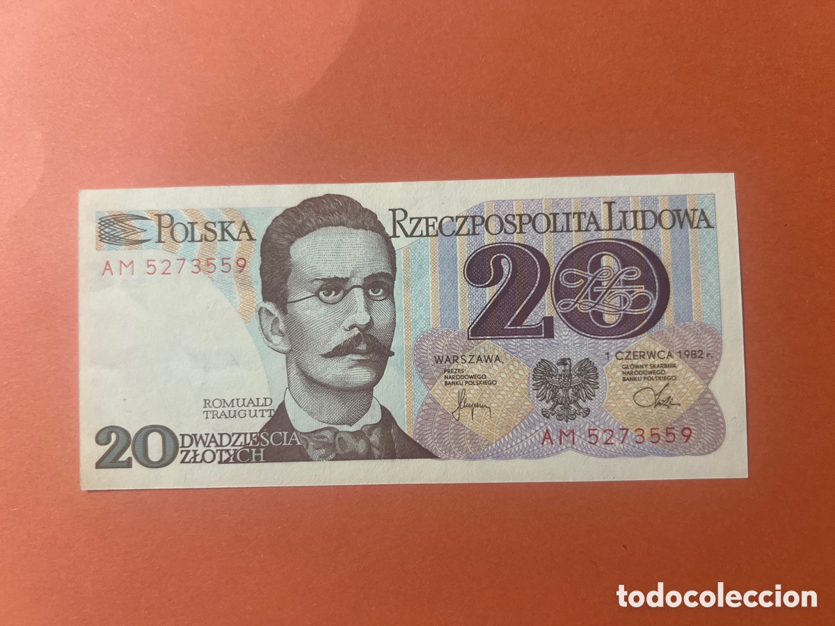Billetes extranjeros: V164. Billete - Polonia - Billete 20 zlotych 1982