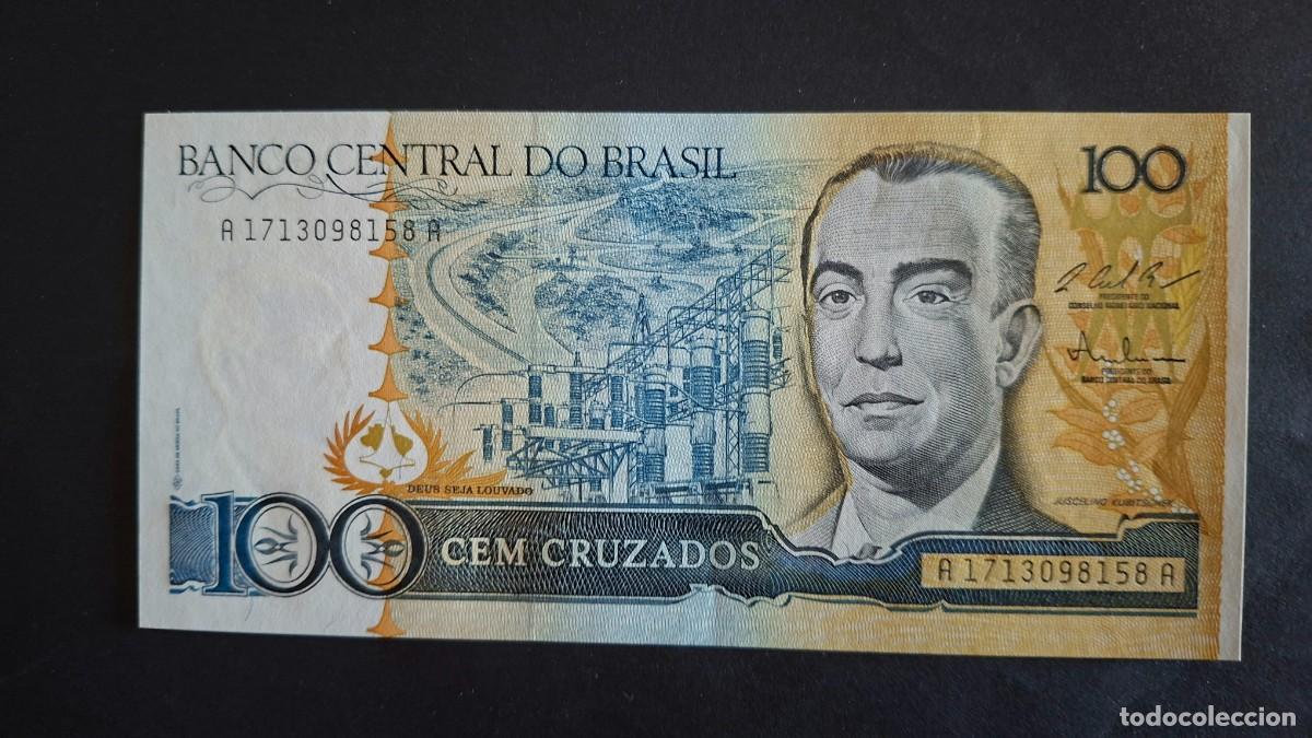 Banconote internazionali: BRASIL 100 CRUZADOS 1987 P-211c SC