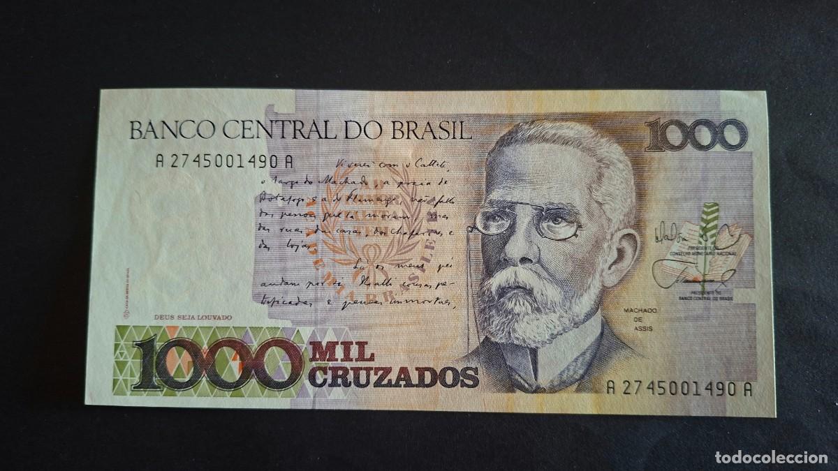 Banconote internazionali: BRASIL 1000 CRUZADOS 1988 P-213b SC