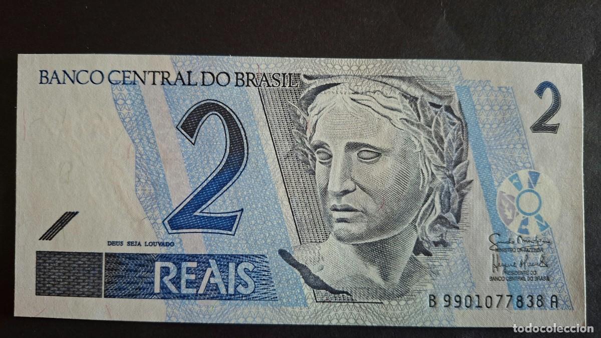 International Banknotes: BRASIL 2 REAIS 2008 P-249e SC
