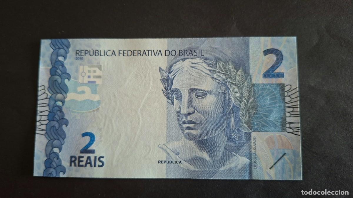 Billetes extranjeros: BRASIL 2 REAIS 2019 P-252e SC - Foto 1